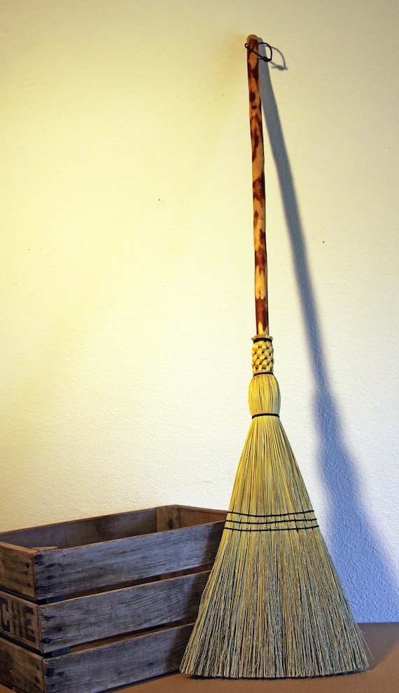 OldFashioned Branch Handle Kitchen Broom by SkagitBroomWorks