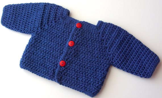Baby Sweater PATTERN Baby Boy Crochet Sweater PATTERNS