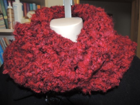 Red Scarf Women Accessories Crochet Scarf Fashion Scarves