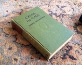Caesar in Gaul. Written in Latin. Early 20th century vintage hardcover military history