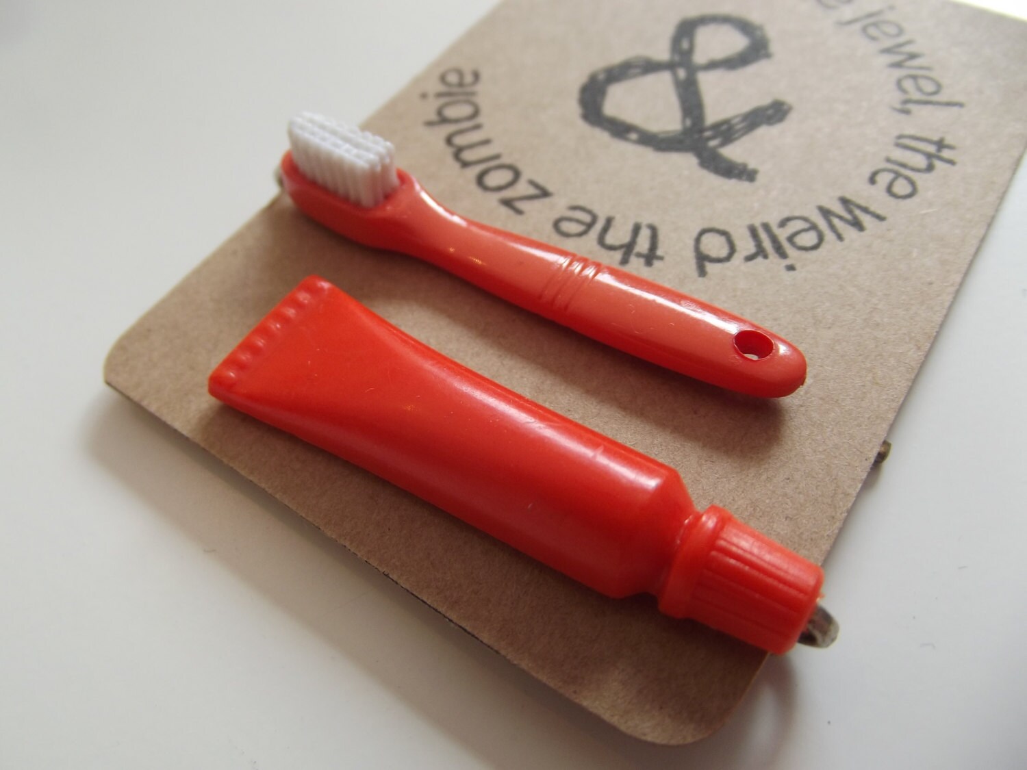 Vintage Toothbrush & Toothpaste Hair Clips Haute Juice