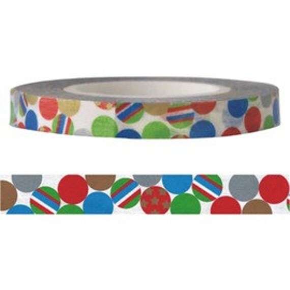 Sales Colorful Ball Washi / Masking Tape 6 mm x 15 M