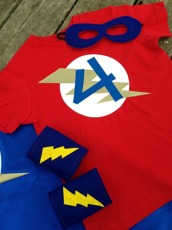 super hero shirt with cape