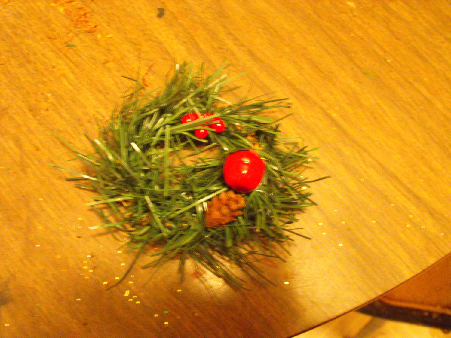 Fairy , Doll House Yule, Christmas Wreath