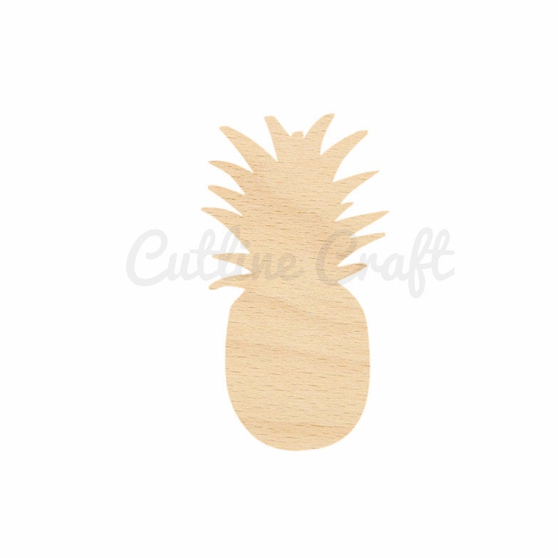 Pineapple Cutout Shapes Crafts Gift Tags Ornaments Laser Cut