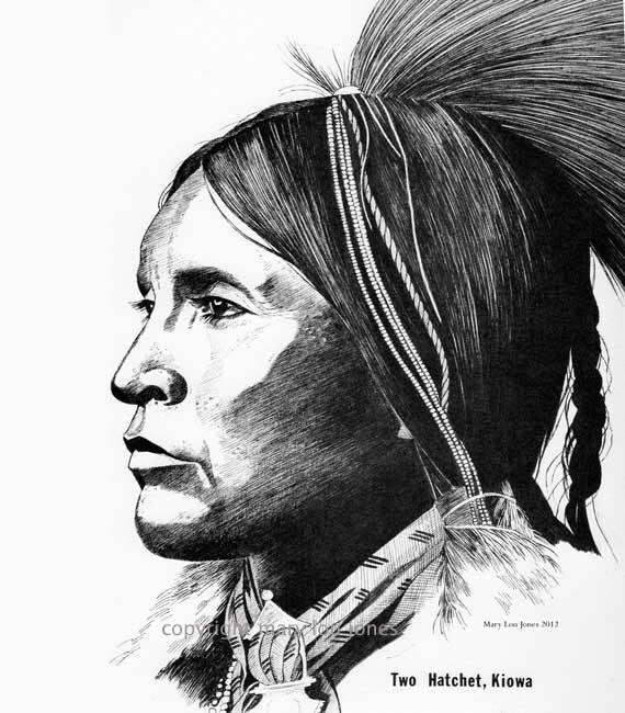 Native American Pen And Ink Drawings