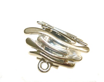New Arrival 6pcs Scarf Slides Tubes Acrylic Silver Tone Pendant Scarf Accessories Free Shipping In US