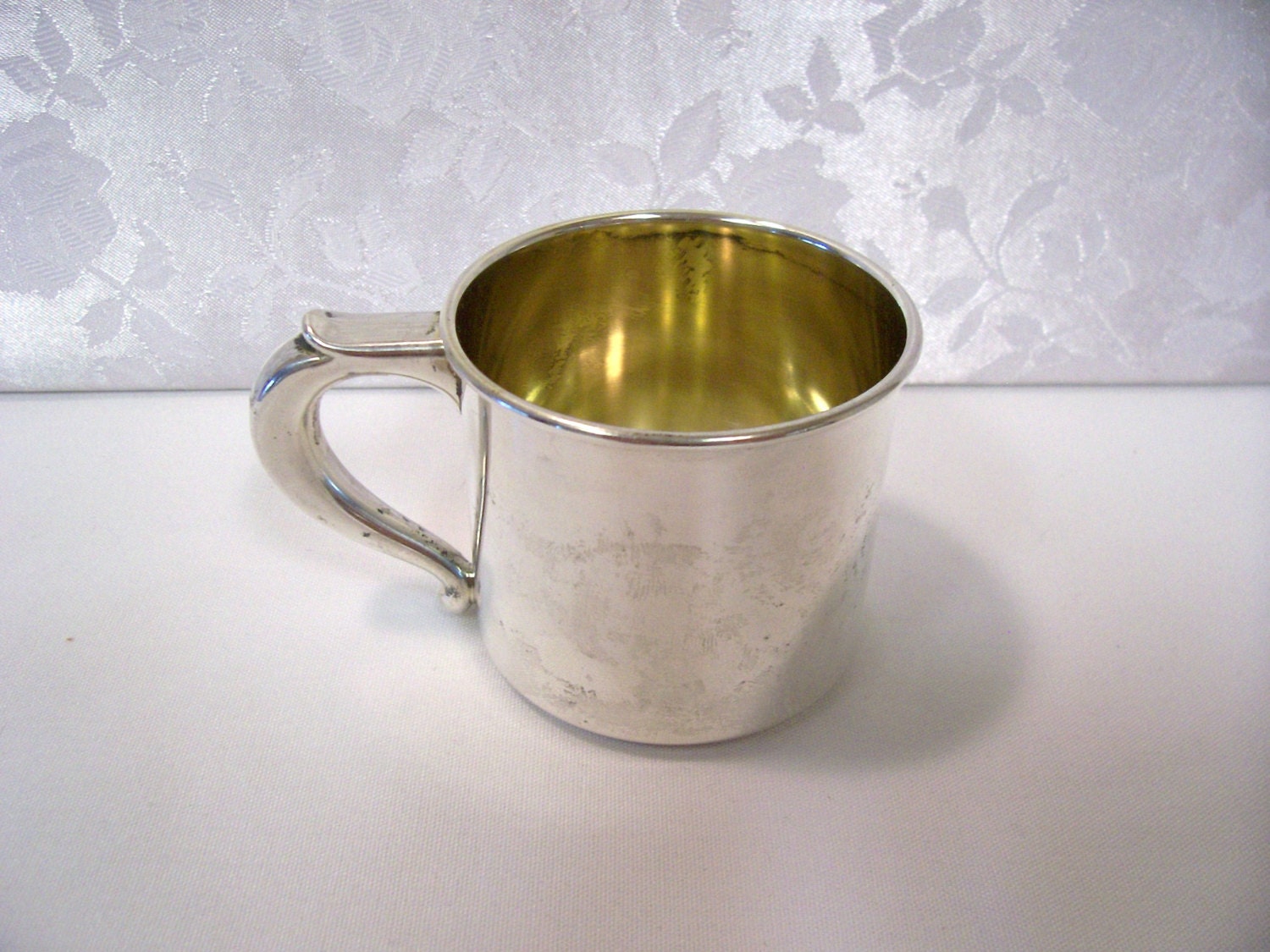 WALLACE STERLING CUP Vintage Wallace Sterling Silver Baby