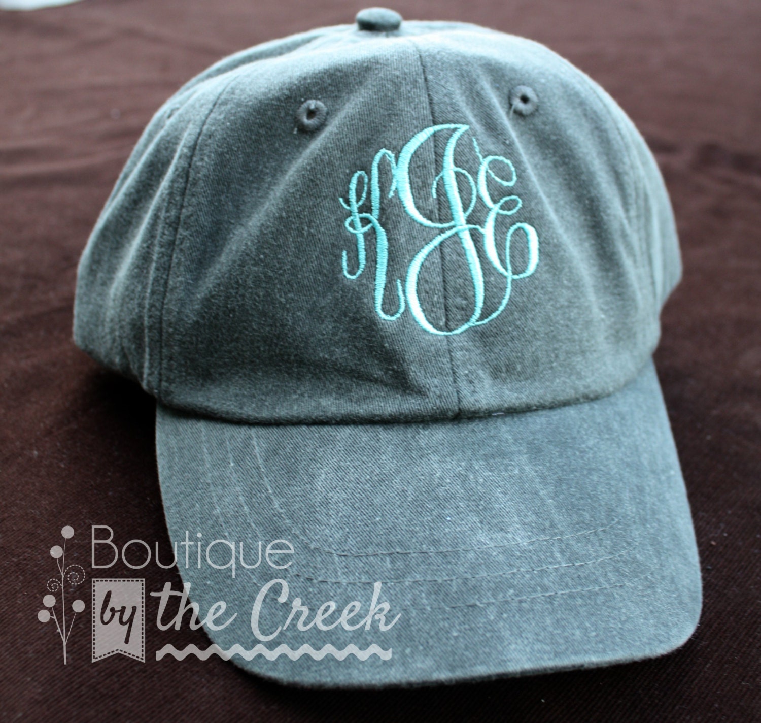 SALE Monogrammed Baseball Cap for Ladies Pigment Dyed