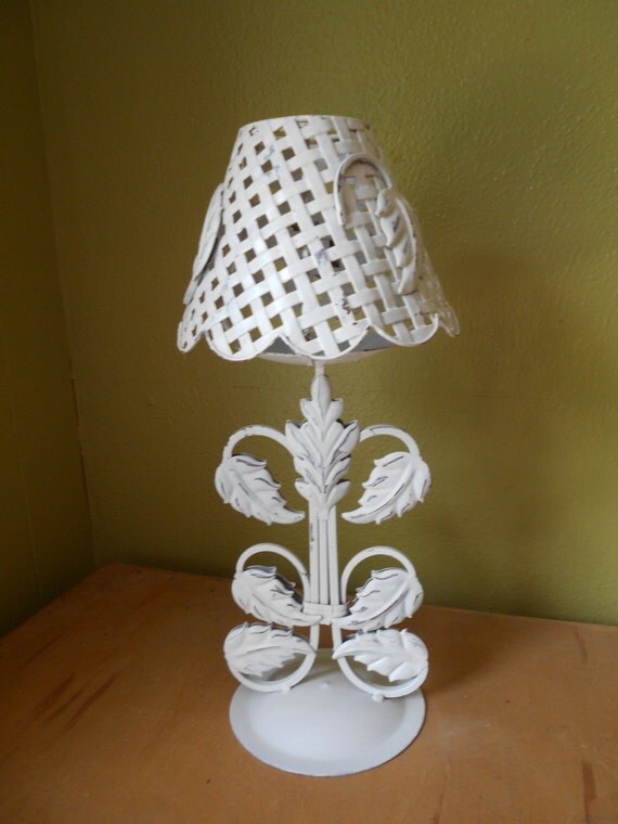 shabby chic tea light candle holder l shabby chic tea light candle holder l