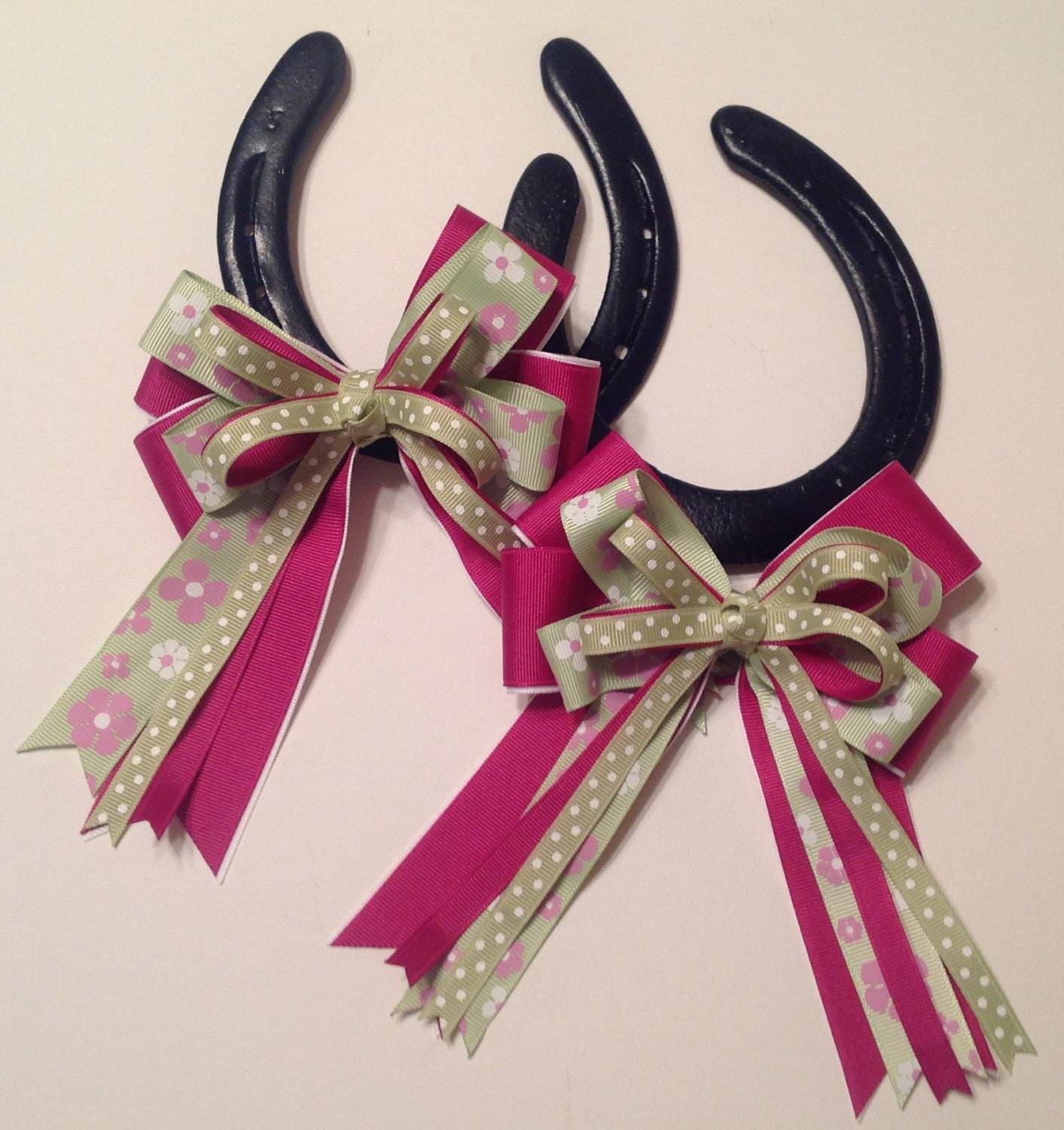 Horse Show Bows Berry Flowers by TheShortStirrup on Etsy