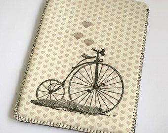 Bicycle with heart - iPad Case - iPad Sleeve - iPad Cover