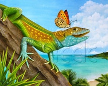 Einzigartige Artikel zum Thema lizard watercolor | Etsy