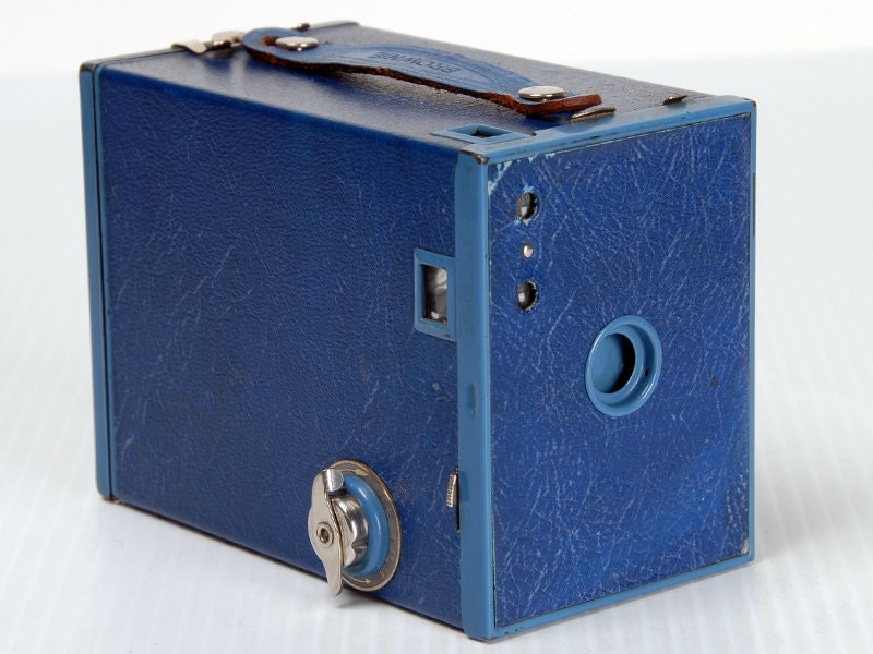 Kodak No.2 Brownie Model F Blue Box Camera. Very Cool