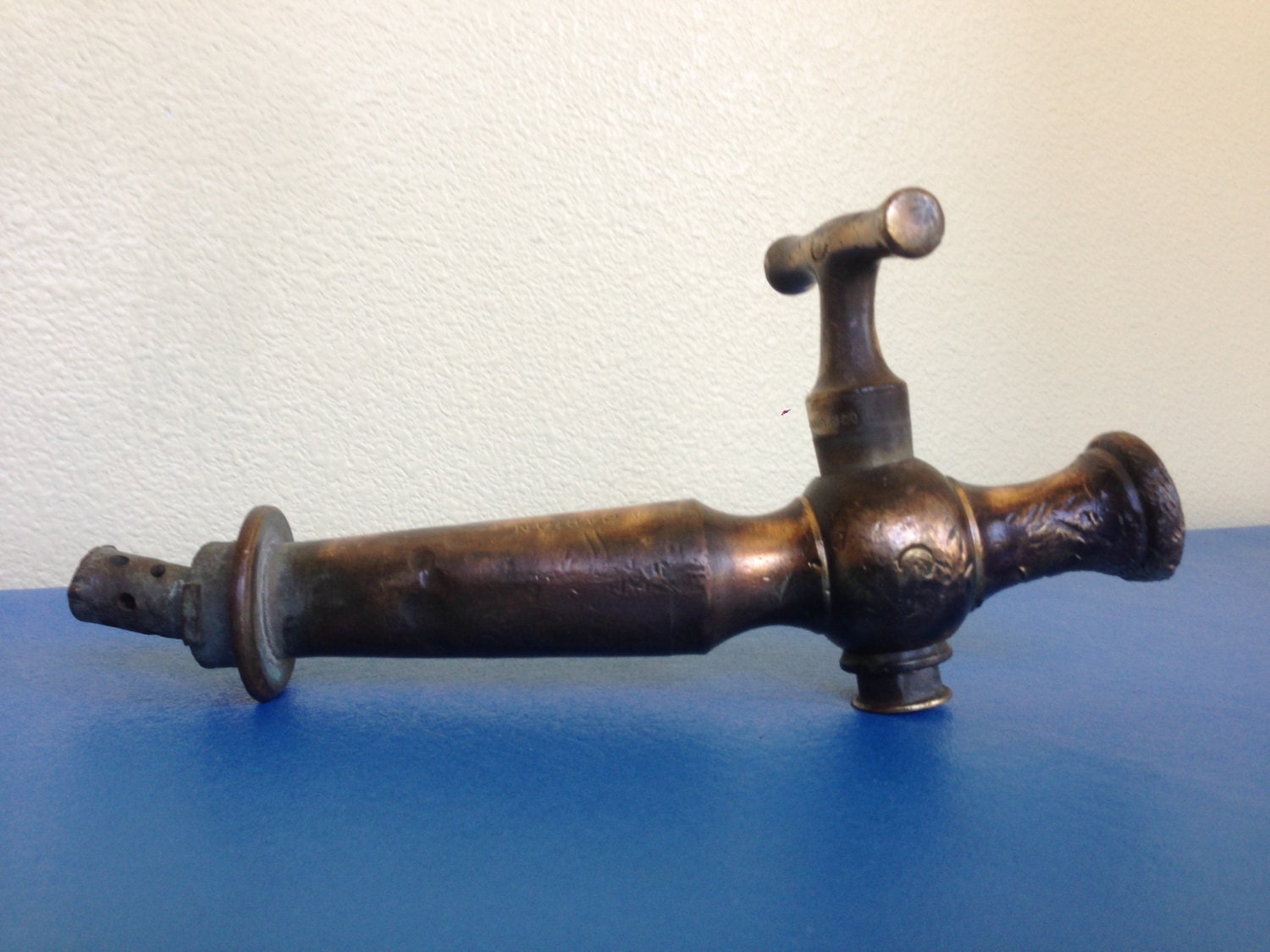 Vintage Brass Wine or Beer Barrel Tap Spigot by AcodaMercantile