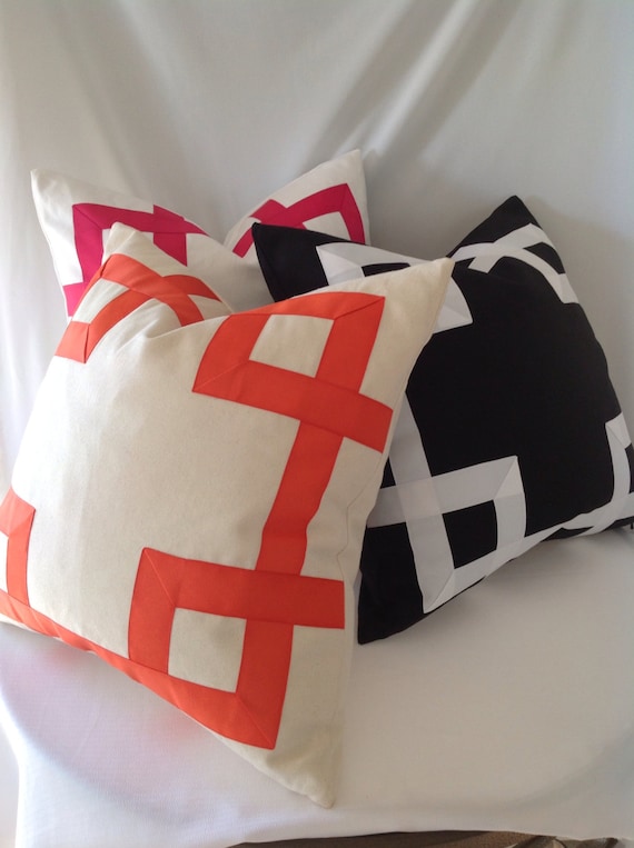Items similar to Design your own pillow! Ribbon Embellished pillow