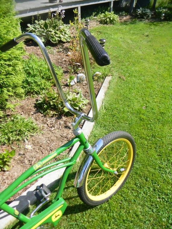 john deere banana seat bike