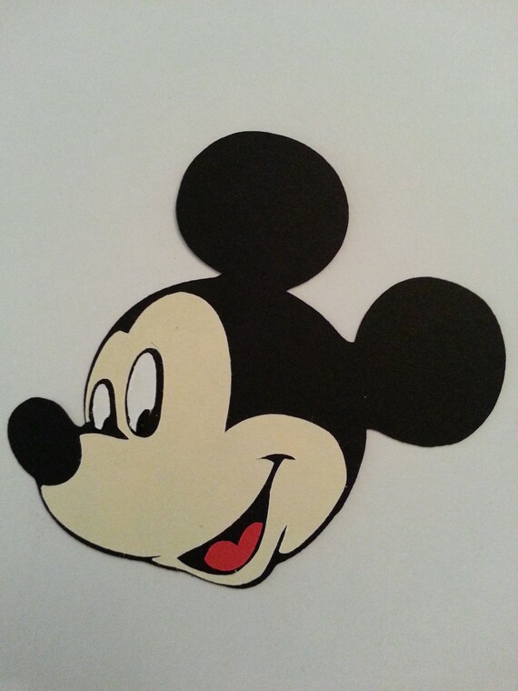 Items similar to Mickey Mouse Cut out on Etsy