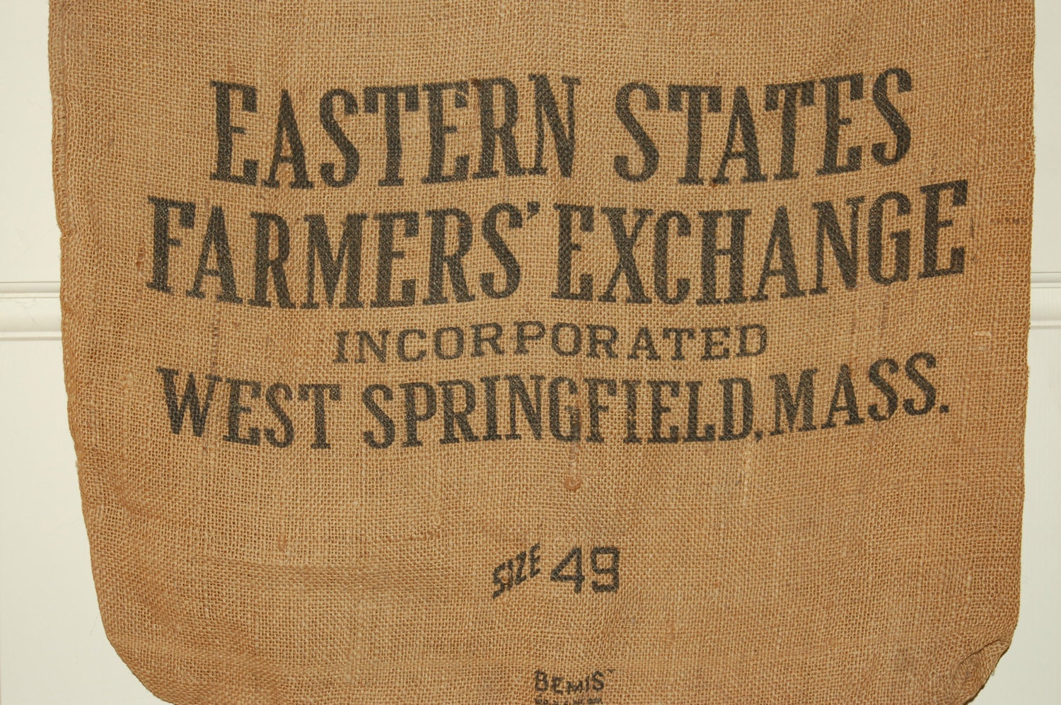 Vintage Burlap Sack Eastern States Farmers' Exchange