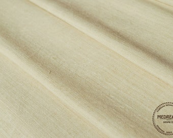 Homespun Linen Hemp per Yard lenght - Antique European fabric - upholstery hemp fabric