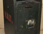 Old Metal American Mailbox Bank