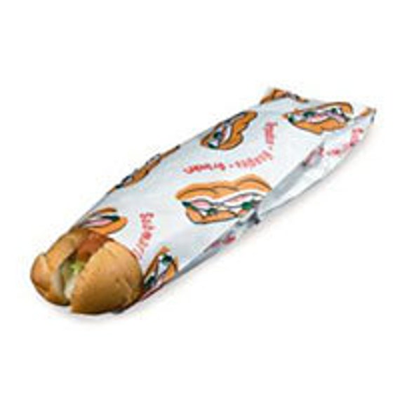 25 Submarine Sandwich Bags ON SALE Hoagie Bags Sub Sandwich