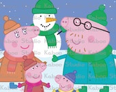Printable Peppa Pig Christmas Inspired Decorations Il_170x135