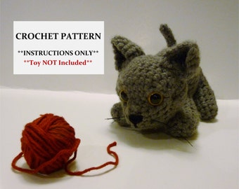 crochet pattern mandrake seedling baby kitten adorable included doll