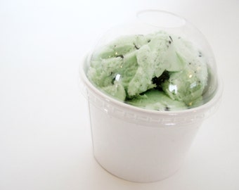 12oz White Ice Cream Cups - Set of 36