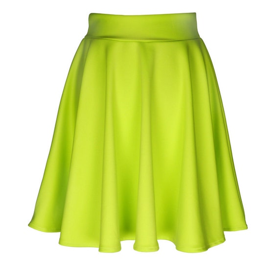 Items similar to Circle skirt, light green circle skirt, light green ...