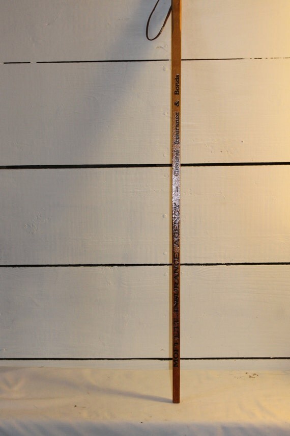 Vintage Square Yardstick Yard Stick Unique and Mint