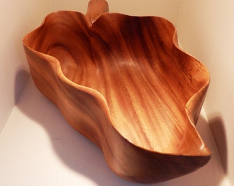 Vintage Acacia Bowl