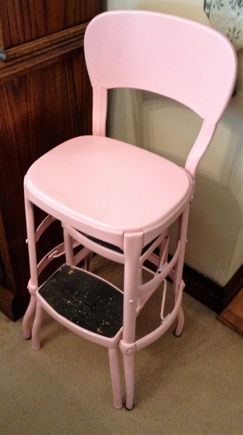Vintage Pink Costco Stepstool Chair Local Pick Up Only