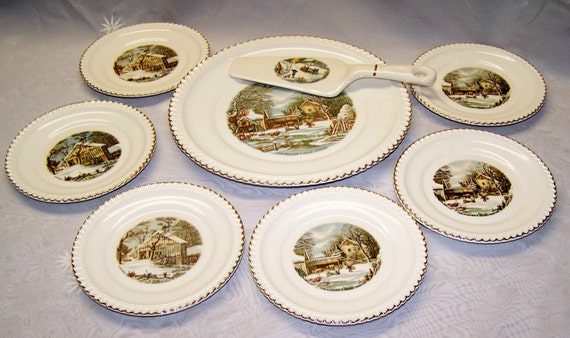 Harkerware Currier And Ives Plates Pictures to Pin on Pinterest ... Harkerware Currier And Ives Plates Pictures to Pin on Pinterest ...