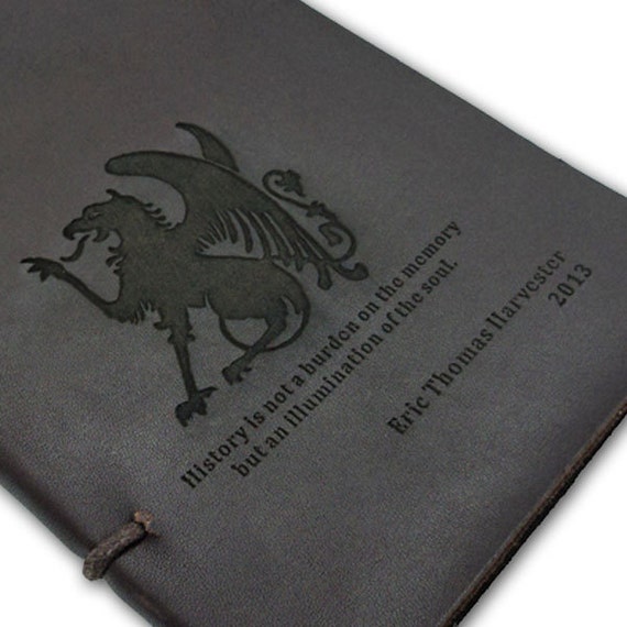 personalized monogrammed engraved notebook leather by personalized monogrammed engraved notebook leather by