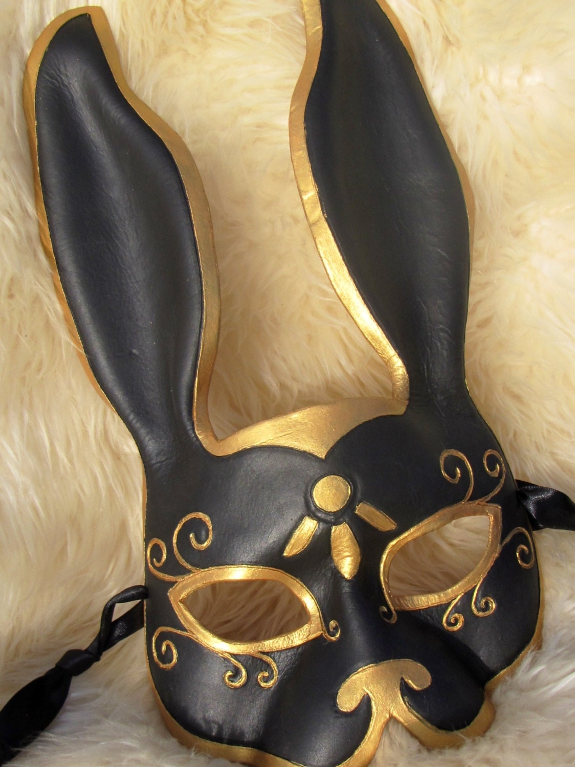 Leather Splicer inspired Rabbit Mask Sander by BeZiArtfulDesigns