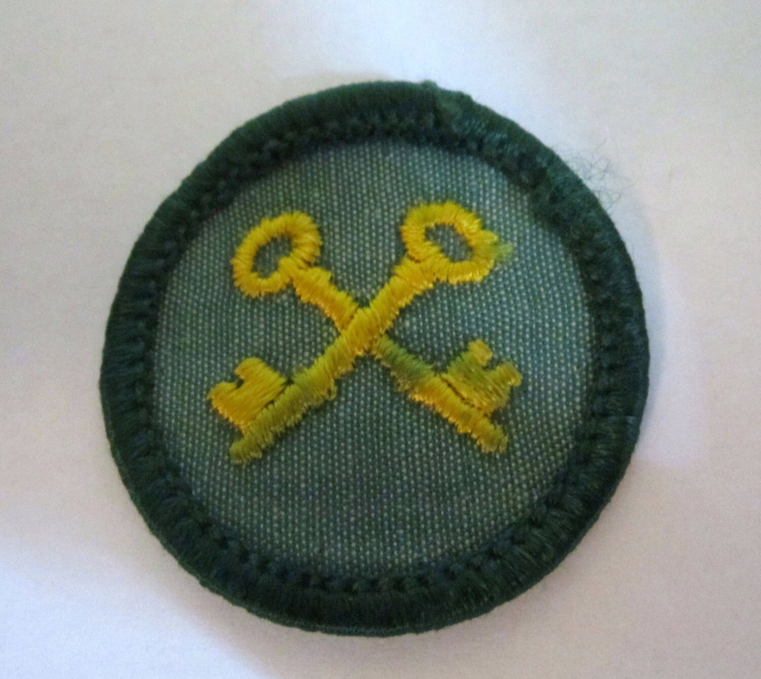 Vintage 1960's Junior Girl Scout Badge by AllThingsGirlScout