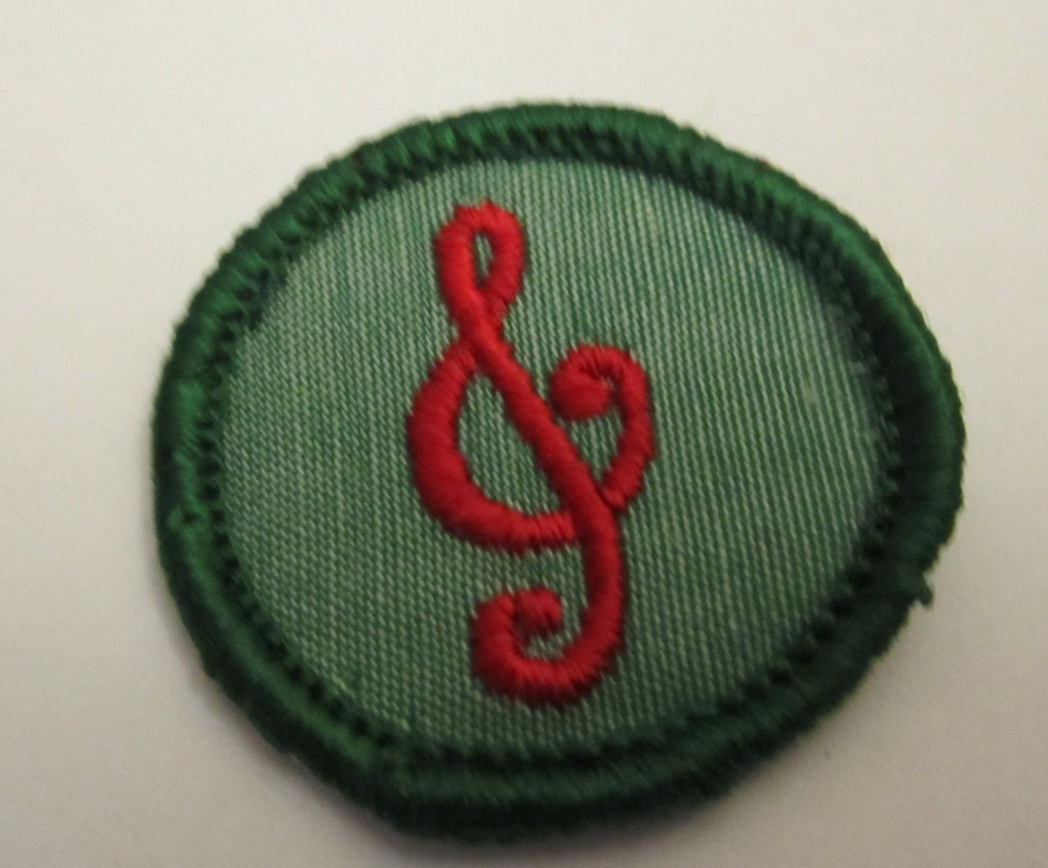 Vintage Girl Scout Junior Badge Musician circa