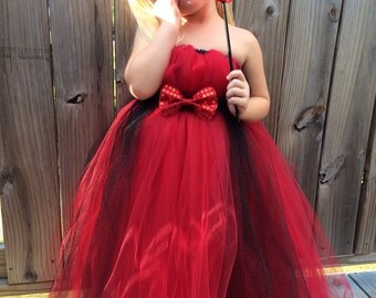 Devil Costume Tulle Tutu Dress