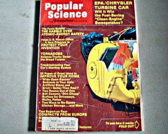 Vintage Popular Science Magazine, Improve Your Home, Automobile Repair, 1970s Magazine, Put A Bedroom In Your Attic