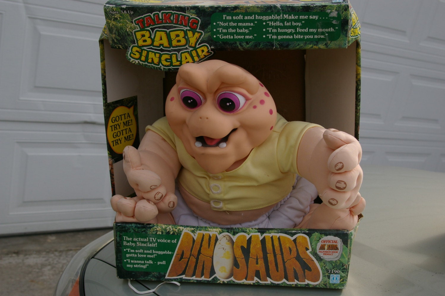 Disney TV Show DINOSAURS Talking Baby Sinclair Baby