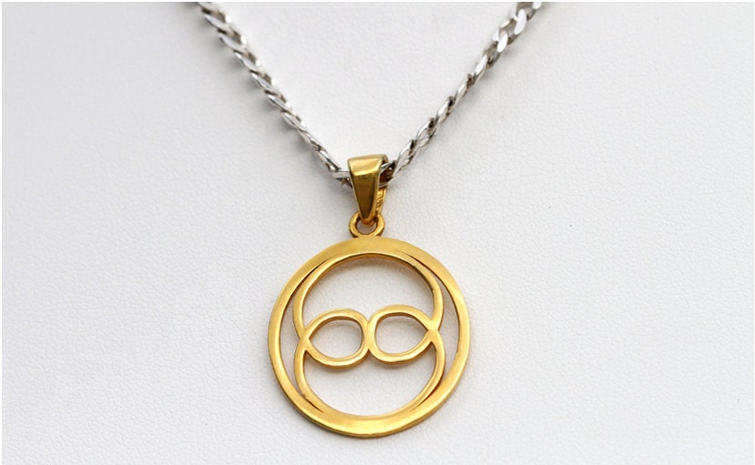 Beautiful 24 kt Pure Gold Pendant Spiritual Jewelry