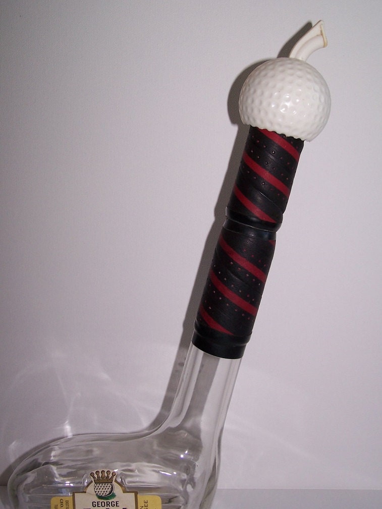 Vintage Dickel Golf Club Decanter