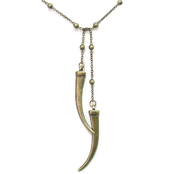 Daenerys Khaleesi Dragon Claw Long Open Necklace by ...