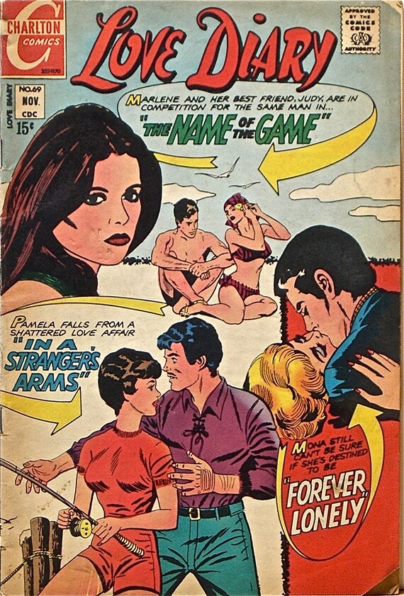 Romance Comic Books Vintage Lot of 3 from the '60s