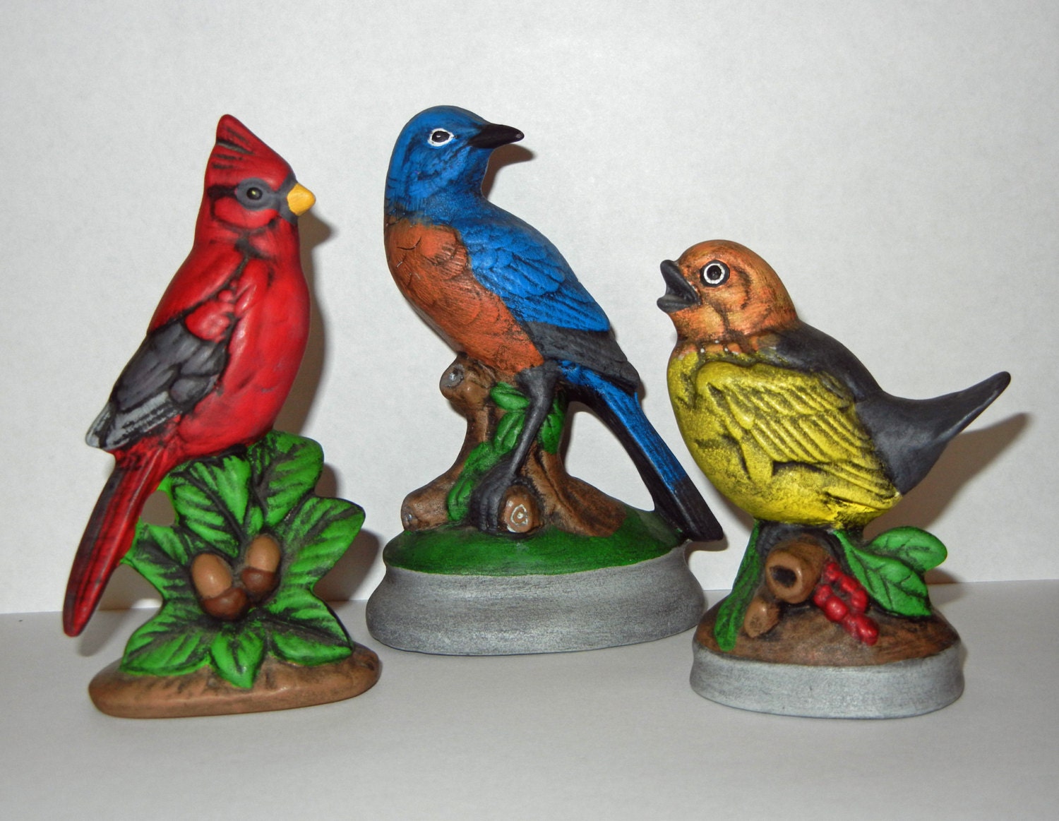 Ceramic Bird Figurines