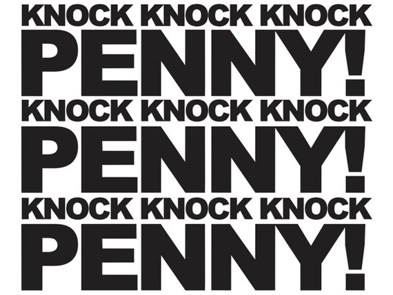 Items similar to Knock Knock Knock, Penny - Big Bang Theory - Vinyl ...