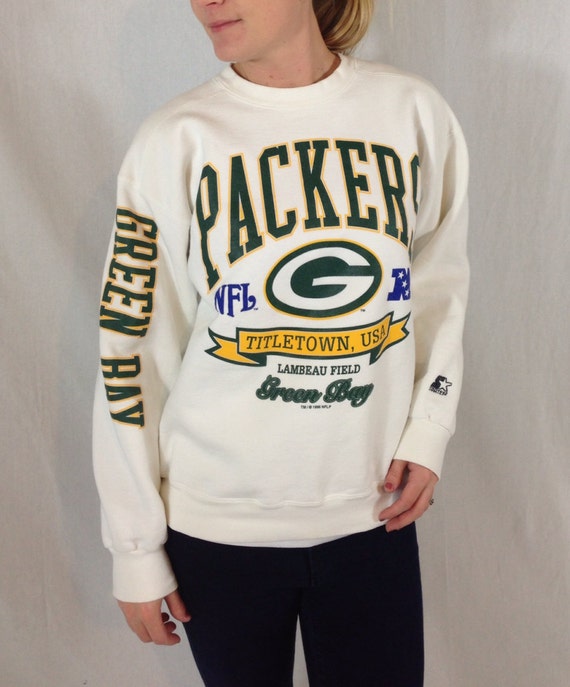 vintage green bay packers sweatshirt