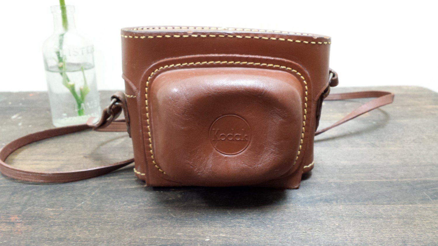 Kodak Leather Camera Case by FourDayFinds on Etsy