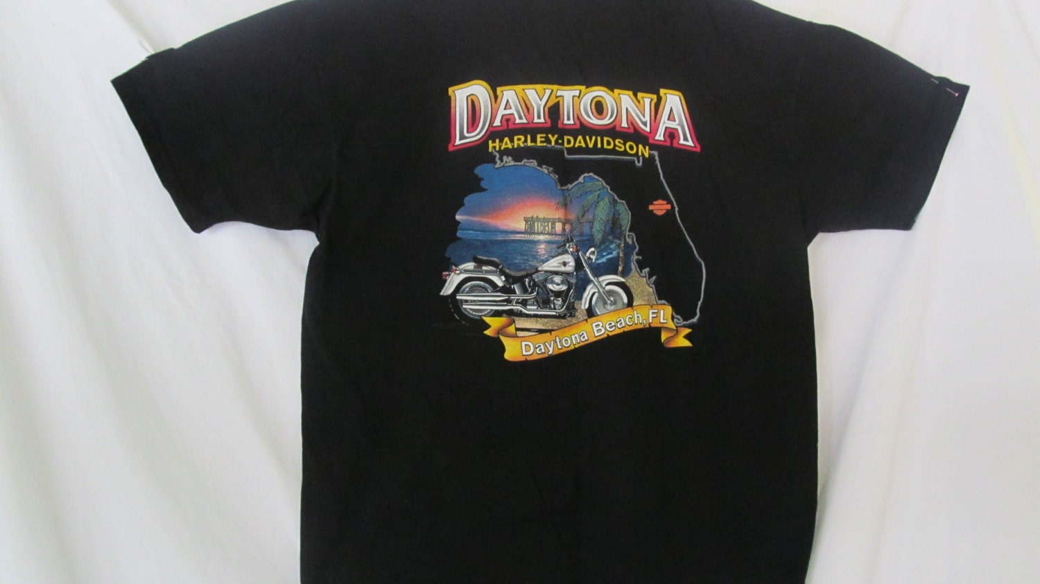 2 Sided Dealer Vintage Harley Davidson sz XL Shirts Mens T